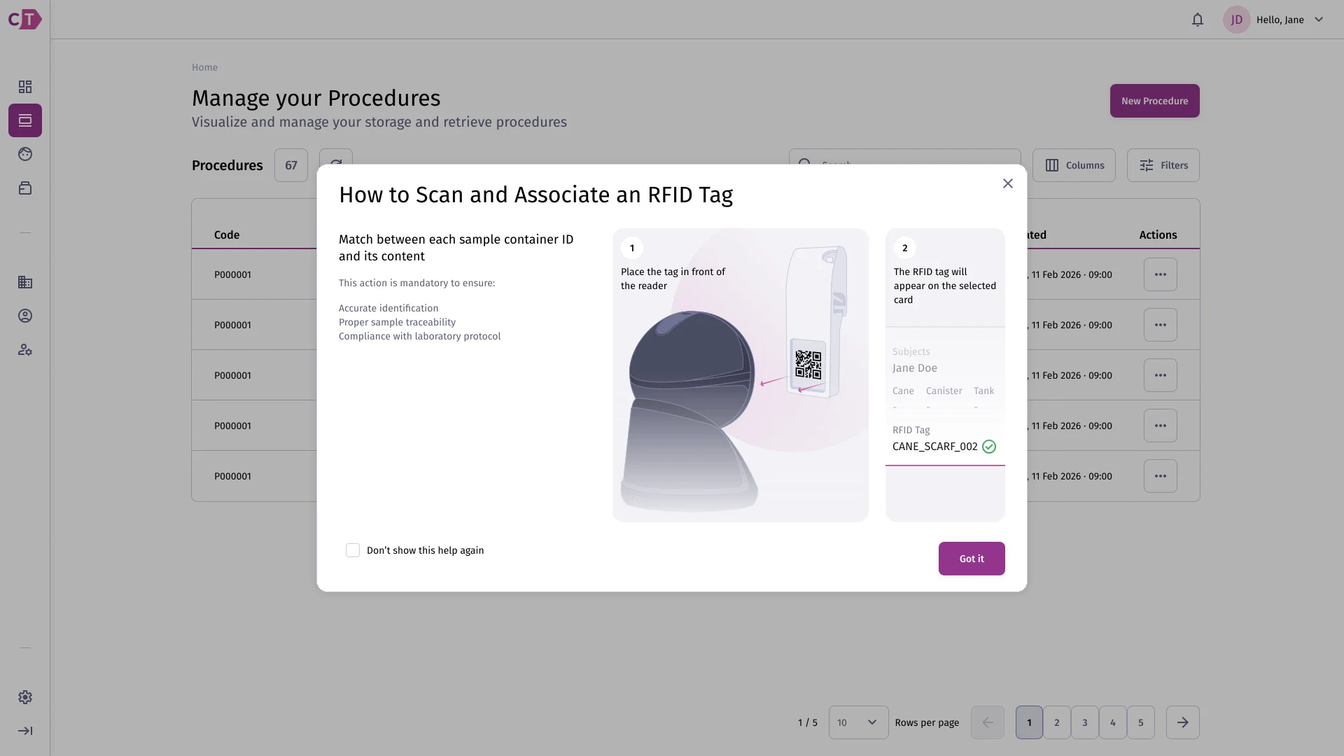 Scan tag